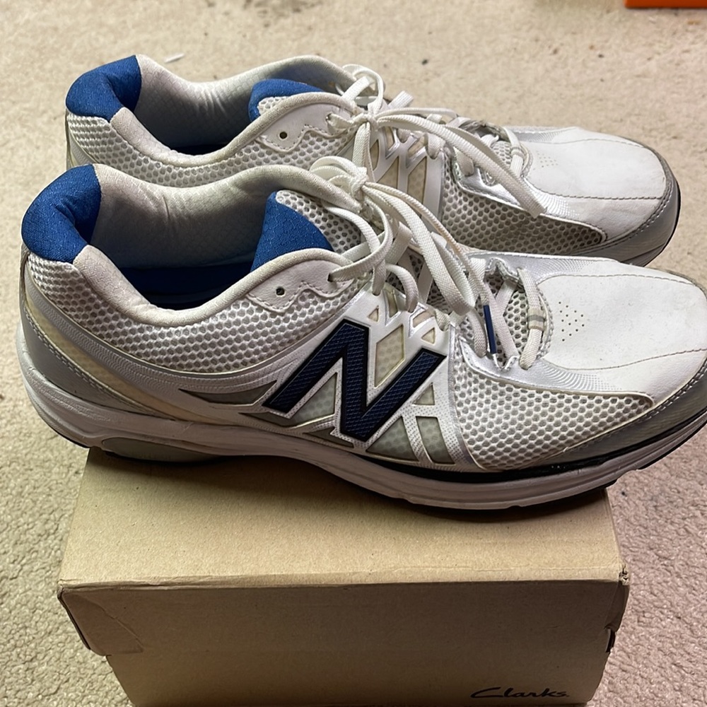 Men’s New Balance MW847WT2 White/Blue Size 10D